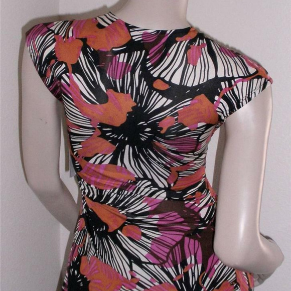 Sky Brand Printed Belted Sleeveless Stretch Top XS - Picture 5 of 6